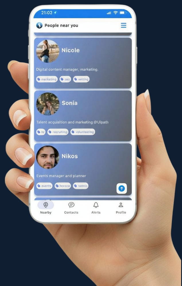 SeenYa App Interface