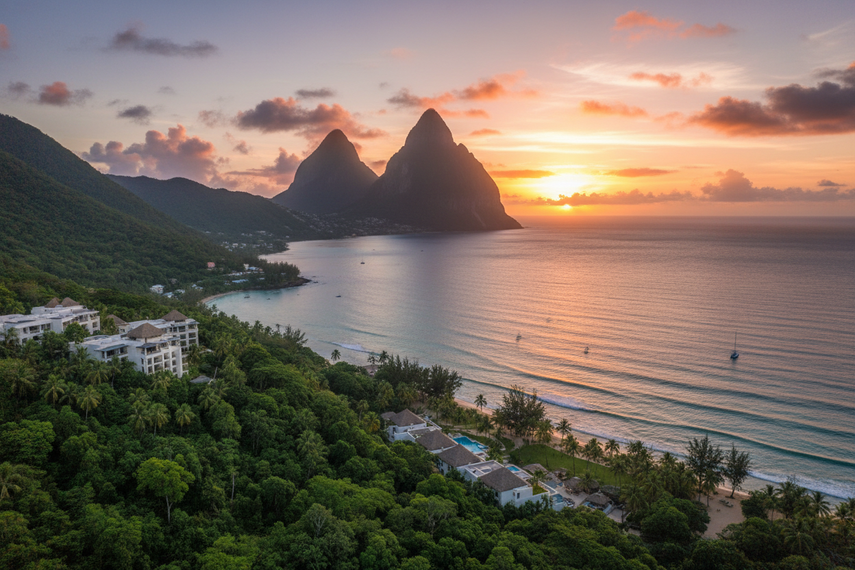 St Lucia Golden Visa programme destination showcasing investment opportunities and residency benefits